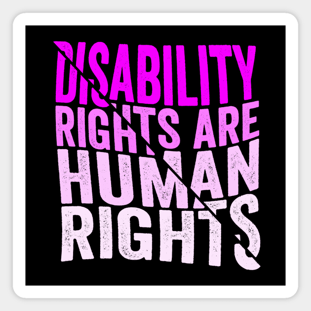 Disability Rights Are Human Rights Magnet by Horisondesignz